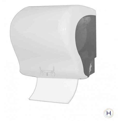 Distributeur horizontal pour 2 rouleaux de papier hygiénique standard