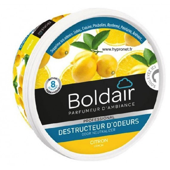 BOLDAIR - Destructeur d'odeurs animales - Absorbe et neutralise les odeurs  - textiles et litières - parfum léger - Efficacité longue durée 