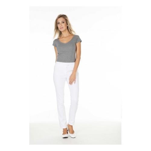 PANTALONS/PANTACOURTS FEMME THEO BLANC